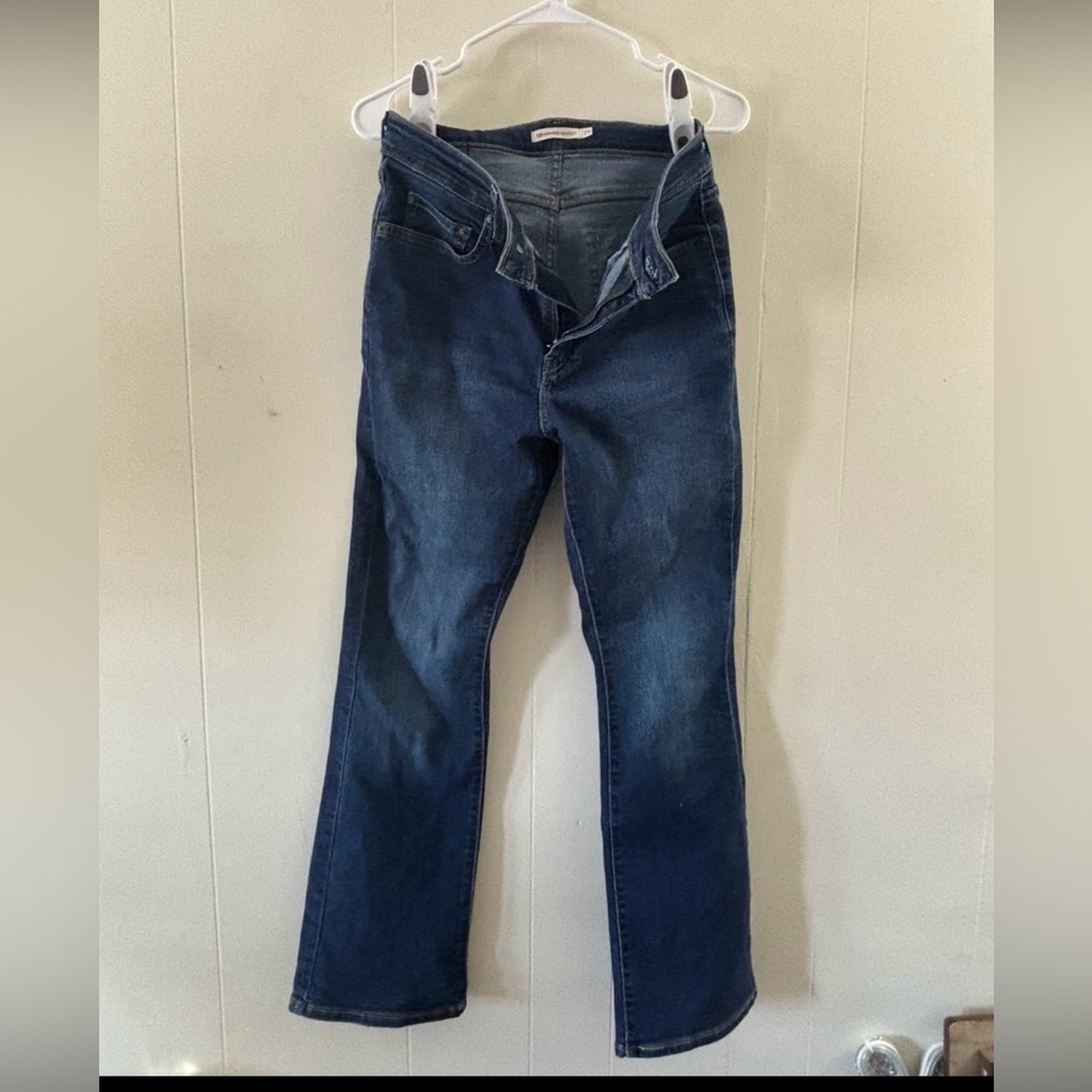 High-Rise Bootcut Women Jeans - Dark Blue